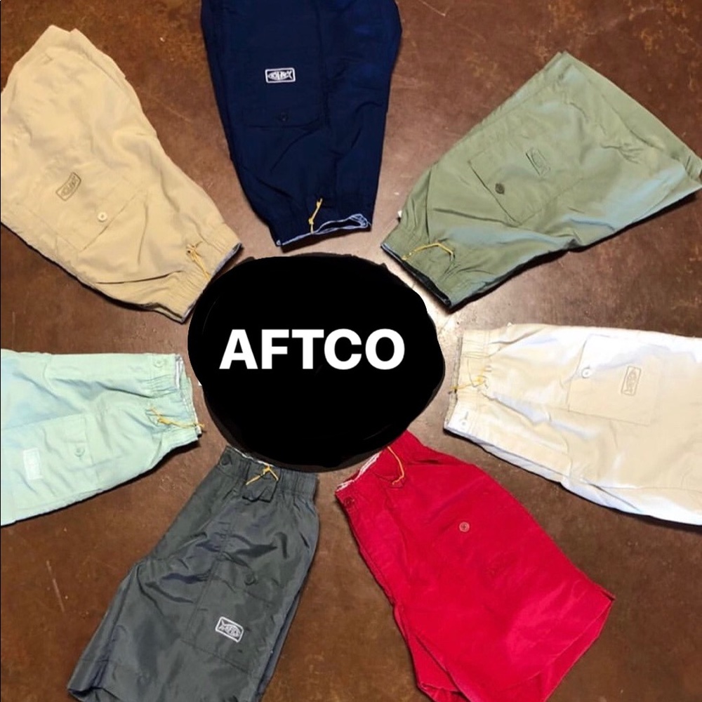 Khaki AFTCO shorts - New w Tags 6 inch inseam